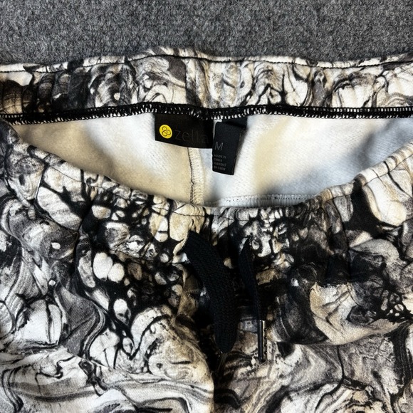 ZELLA Sweatpants Men's Medium Black White Design Jogger Gym+Training - Picture 4 of 8